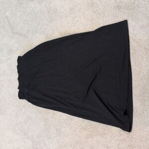 Faded Glory Black A-Line Skirt